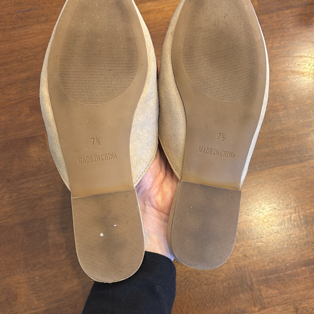 Madden girl mules with gold buckle sz 7.5 - Picture 3 of 4